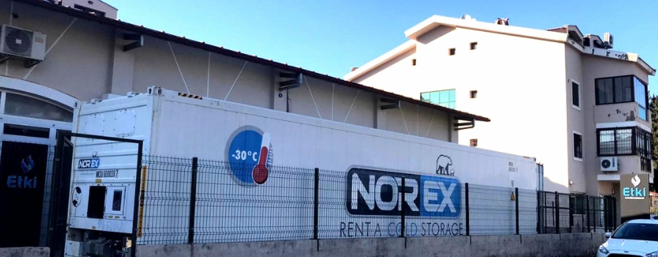 Marmaris 'de Faaliyet Gösteren Ev Dışı Gıda Tüketim Müşterimiz Norex Soğuk Hava Konteynerini Kiraladı