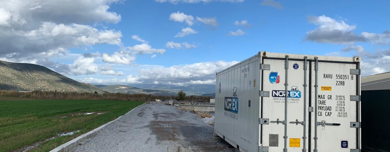 Karides Üretim Çiftligi Norex Mobil Soguk Hava Deposunu Kiraladi